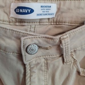 Old Navy Petite Skinny Jeans - khaki